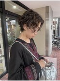 【ハクラ】ショートパーマ ハンサムショート