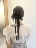 リボン×カチモリヘアセット＊
