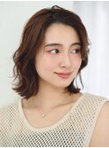 ★ぱっつんボブ/顔まわり/菱形ボブ/ココアベージュ[新宿]