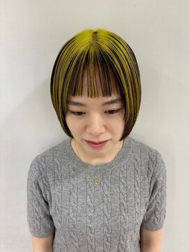 アフェクションカナヤマ(AffECTION kanayama) 韓国　レイヤーカット　ブリーチ　ダブルカラー　髪質改善