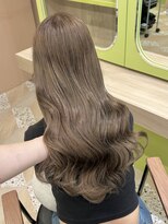 イオエ 西梅田(ioe)&nbsp;ブリーチなしカラー/髪質改善/ミルクティーベージュ/小顔ヘア