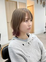 トト 船橋店(toto.)&nbsp;☆暗めカラーデザインカラーグランマッシュショートボブ[船橋]