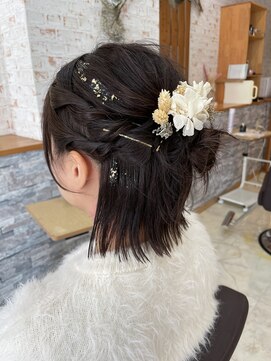 レフアヘアーガーデン(Lehua Hair Garden) ショートヘアアレンジ