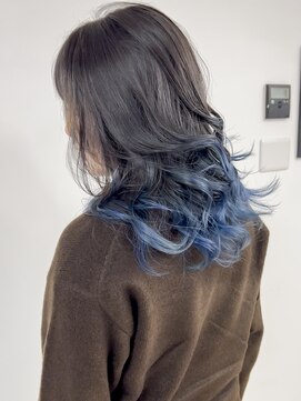 リシャルム 新保店(Re charme) ［Re Charme/近藤恭輔］ブルー×グラデーションカラー