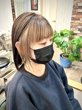 ルーナヘアー(LUNA hair) フェイスフレーミングカラー　ベージュ