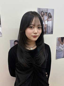 ハローバイシー 仙台(Hello by Sea) ミディアムヘア/デザインカラー/レイヤーカット