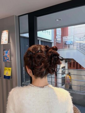 可愛いひつじさんアレンジヘア