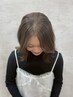 【安達指名限定】カット・艶髪Pカラー・AujuaTR・ショートスパ　￥12,500