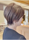 似合わせカット40代50代60代ショートボブくびれレイヤーボブ