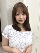 ハニー 町田(HONEY)&nbsp;レイヤーカット/ミディアム/ベージュ