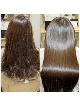 エマヘアープラス 下郡店(Emma Hair plus) 【髪質改善縮毛矯正】大人のツヤ髪