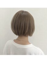 アンリエラ(Unliera)&nbsp;ミニボブ/ダブルカラー/ミルクティーベージュ/松山市美容室