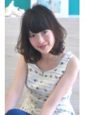 伸ばしかけでもOK☆バルーン小顔美髪ミディ