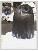 自然に仕上がる縮毛矯正【施術例】〔自由が丘〕〔縮毛矯正〕
