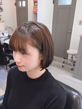 ムタヘアーサロン(MUTA hair salon) 耳かけショートボブ