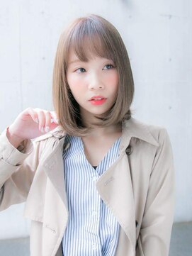 ルティア 池袋(Lutia) ナチュラルブラウン縮毛矯正自然な仕上がり