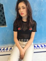 ラル 立川(lar)&nbsp;lar STYLE_オリーブベージュレイヤーカットウェットヘア