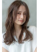 オースティン 流山おおたかの森(AUSTIN)&nbsp;大人かわいい前髪セシルカットココアブラウンフリンジウェーブ