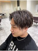 MEN'S HAIR アイロンセット×センターパート