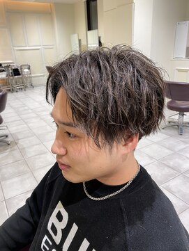 アヴァンス 天王寺店(AVANCE.) MEN'S HAIR アイロンセット×センターパート