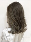 韓国風ヘア×アッシュブラウン×美シルエットイメチェン美髪