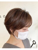 ジェルム ヘアーワークス(germe hair works)&nbsp;耳掛け丸みショート