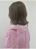 ふわふわミントグレージュ