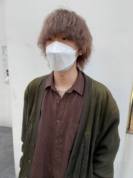 マジコ 下北沢本店(Magico) ダブルカラーケアブリーチハイトーンウルフベージュカラー