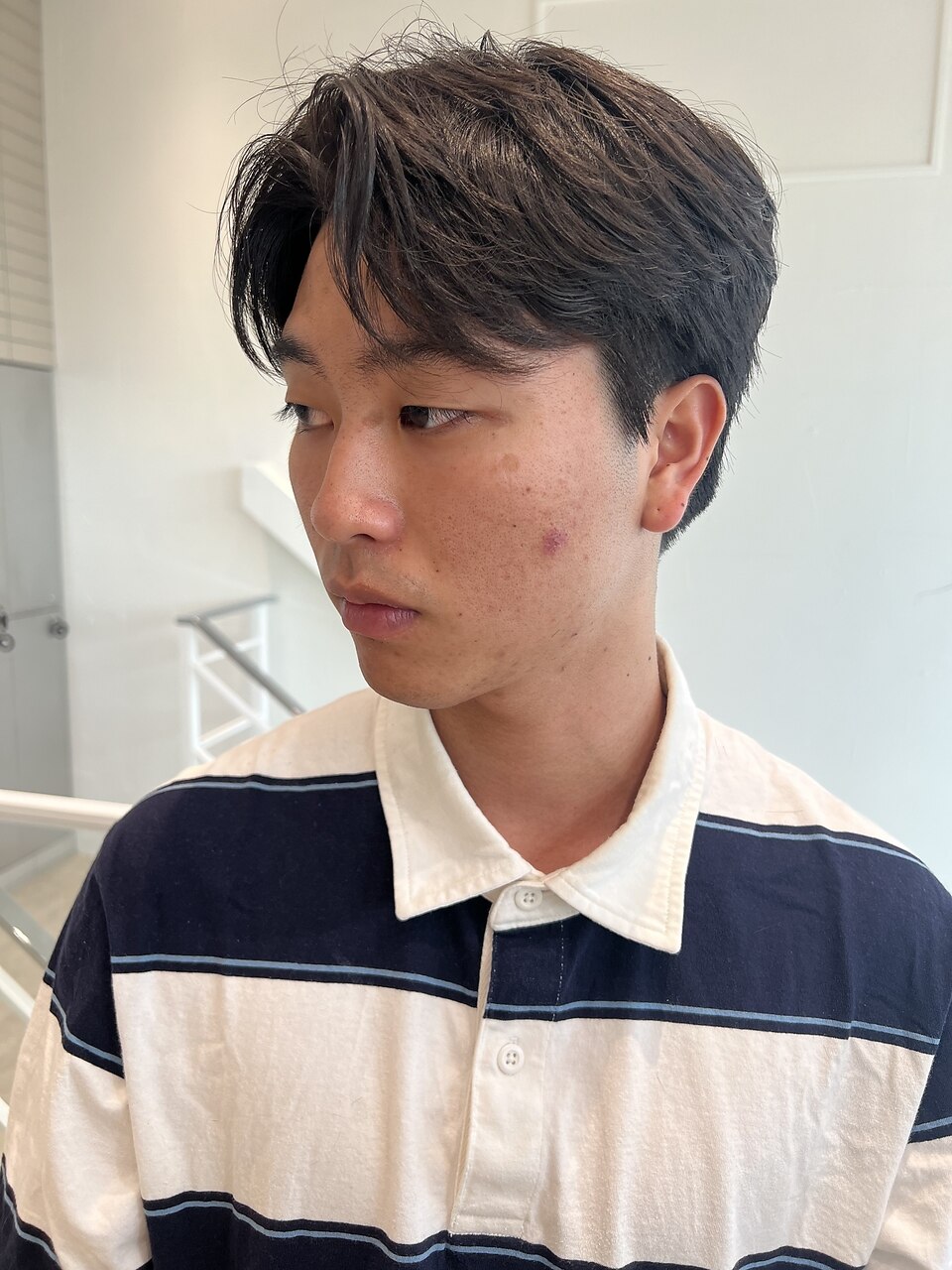 カルマパーマ/毛流れ/韓国/センターパート：L181166128｜ロンド クラン