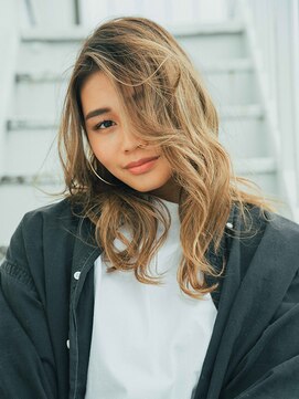 エクファ ヘア リゾート 大津 瀬田店(ex-fa hair resort) 【瀬田◆エクファヘアリゾート】ブロンドバレイヤージュ