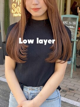 ヘアプレイスソル (HAIR PLACE SoL) 上品ローレイヤー/ライトブラウン