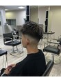 タイドヘアー(tide hair) スキンフェード×ホワイトハイライト