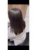 髪質改善×透ける暗髪カラー