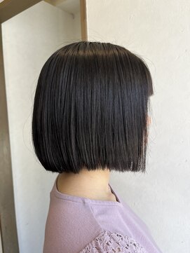 ヘアスペースブルーム エボリューション 庄内店(HAIR SPACE BLOOM evolution) 【庄内店/カット】ミニボブ/ぱっつんボブ/10代20代