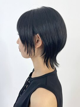 アイティーバイアルバム 松戸店(IT by ALBUM) レイヤーカットフレンチカジュアルアッシュブラック_ba480221