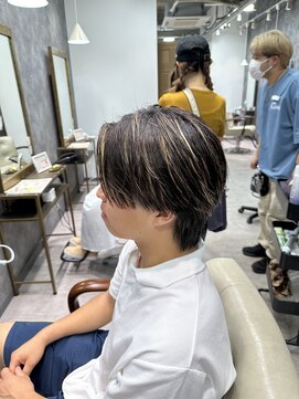 フォンド 津田沼(fond.) カルマパーマ/ベリーショート/ダークアッシュ/ニュアンスパーマ