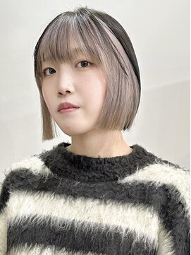 サクラ オモテサンドウ(SAKURA) フェイスフレーミング×切りっぱなしボブ×ぱっつん前髪　表参道