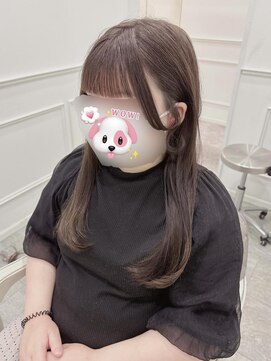 リルミー(Lilme) ぱっつん前髪×太め流しバング×S字後れ毛＊まゆ