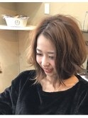 【コトノハ】大人ツヤ髪秋ヘアー栗色ヘアー マロンベージュ