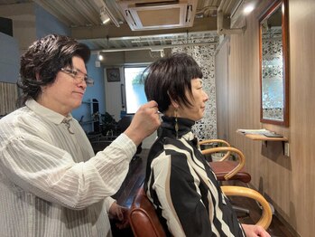 ヘアーデザイン クー(HAIR DESIGN Ku)の写真/“一人ひとりと向き合う時間”がしっかりあるから、あなたに寄り添った提案と心から満足のいく仕上がりを