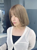 スウィープ(sweep)&nbsp;ケアブリーチ/ダブルカラー/ボブ/ハイトーンカラー/天神/今泉