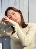 シアーベージュ/韓国風/スリークスタイル