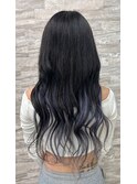 【HAIR lala+】#インナーカラー #シルバー #ブルーブラック