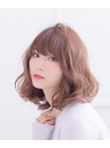 BERRY_小顔＿オリーブカラー＿セミウェットウェーブ＿ハイライト