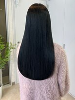 トレヘアー 京都 烏丸(tRe hair)&nbsp;黒染めや黒色のカラー剤不使用！黒風ニュアンスカラー！