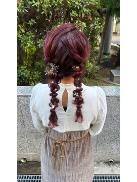 ブリエ(briller) TAKAKOstyle☆ツイン編み下ろし 結婚式 お呼ばれヘアー