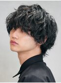 大分波巻きパーマツイストスパイラルパーマシャドウパーマウルフ
