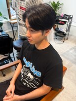 アムレヘアー(amule hair)&nbsp;【amule hair】韓流風センターパート/アッシュカラー/10代/20代