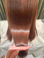 ムーン(moon)&nbsp;くびれヘア/アプリコットオレンジ/夏のヘアアレンジ/武蔵小杉