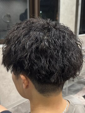 ハッシュタグネイビー 仙台駅前店(#NAVY) ツイストスパイラル仙台美容室波巻きシャドウパーマサーフカール